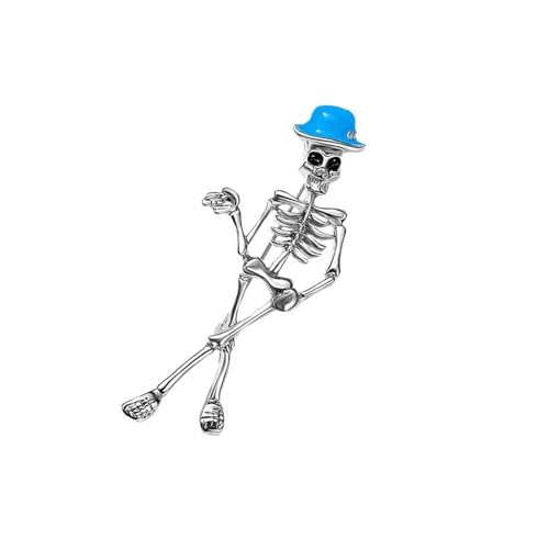 Mode Schädelbrosche Für Frauen Gothic Legierung Schmuck Sichern Verschluss Modische Statement VERSATILE WEAR GESPEKT GOTHISCHEN Schädelschmuck Schmuck von Geavonyg