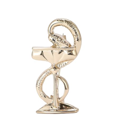 Modische Schlangenbrosche Pin Mischt Sich Nahtlos Mit Anzügen Oder Strickjacken Legierungen Build Angebot. von Geavonyg