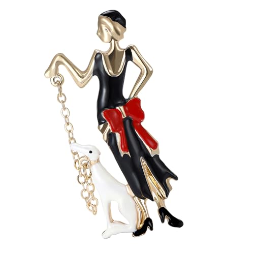 Multipurpose Fun Frequanziertes Wandergirlbroschen Elegante Designs Tragbares Modezubehör Für Darsteller Tägliche Outfits Frauenbrosche von Geavonyg