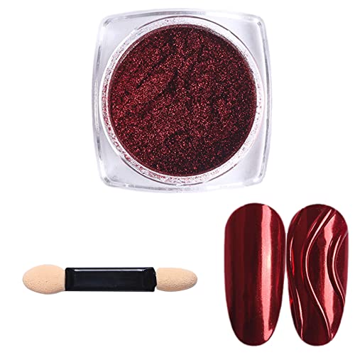 Nagelkunst Glitter Pulver Effekt Chrompigmentstaub Pailletten Lidschatten Für Kunstdekorationen Chrom Nagel Perlenspiegel Effekt Holographische von Geavonyg