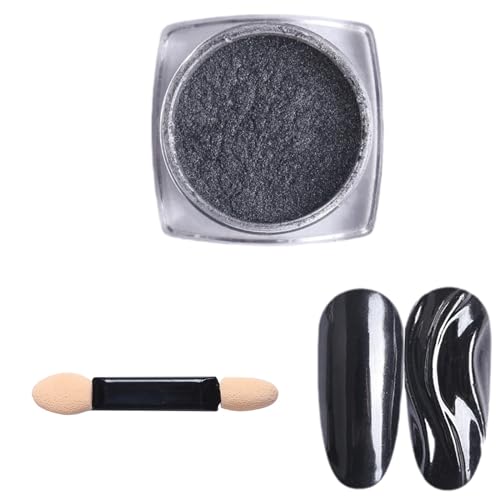 Nagelkunst Glitter Pulver Effekt Chrompigmentstaub Pailletten Lidschatten Für Kunstdekorationen Chrom Nagel Perlenspiegel Effekt Holographische von Geavonyg