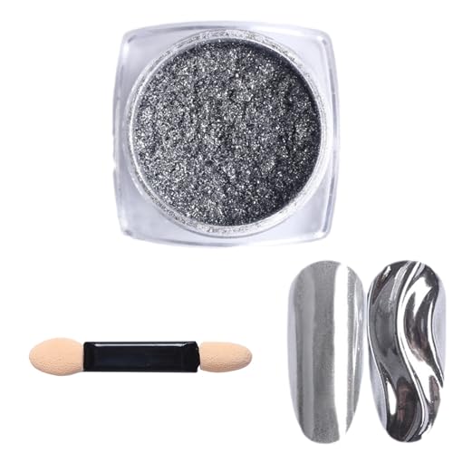 Nagelkunst Glitter Pulver Effekt Chrompigmentstaub Pailletten Lidschatten Für Kunstdekorationen Chrom Nagel Perlenspiegel Effekt Holographische von Geavonyg