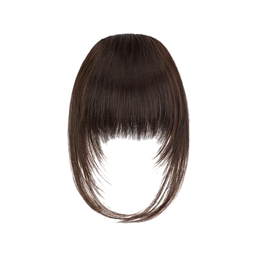 Natürlich Aussehender Clip In Fransenhaarbacken Unsichtbare Haarerweiterung Für Frauen Tägliche Verschleiß Und Schnelle Frisuren Daily Wear Synthetic Bang von Geavonyg