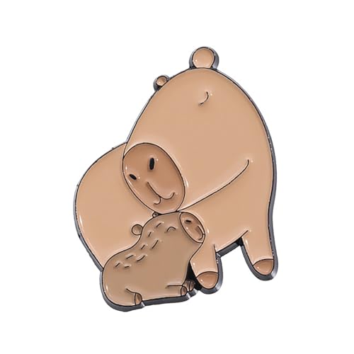 Niedlichkeitskapybaras Brosche Entzückende Tiernadel Stilvolle Legelleglegierung Textur Geeignet Für Rucksack Und Stoffdekoration Stylish Party Badge von Geavonyg