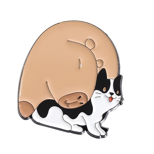 Niedlichkeitskapybaras Brosche Entzückende Tiernadel Stilvolle Legelleglegierung Textur Geeignet Für Rucksack Und Stoffdekoration Stylish Party Badge von Geavonyg