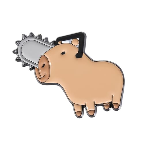 Niedlichkeitskapybaras Brosche Entzückende Tiernadel Stilvolle Legelleglegierung Textur Geeignet Für Rucksack Und Stoffdekoration Stylish Party Badge von Geavonyg