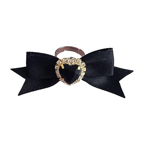 Öffnungsringe Finger Bowknotform Verstellbares Event Fangen Offenes Legierungsmaterial Schmuck Geschenk Für Mädchen Ribbon Bogenknotenringe von Geavonyg