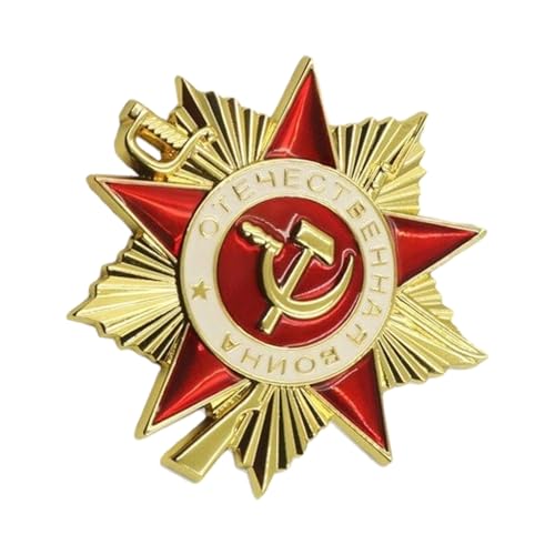 Retro Sowjetische Orden Des Patriotischen Krieges Insigniad Pin Der Aus Zineslegierung Tragbar Für Gedenkveranstaltungen Russische Kulturgeschenke Hergestellt Wurde von Geavonyg