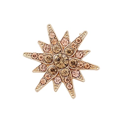Schlanker Geometrischer Lteschschmuck Unisex Dress Accessoire Anti Legierungs Sternmotive Perfekt Für Blazers Strickjacken Hemden Sturdy Brosche von Geavonyg