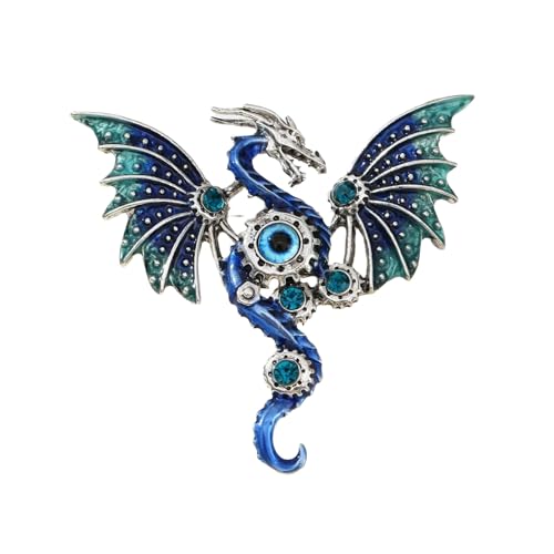 Stylish Dragon Form Brosche Unisex Mode Accessoire Robote Electroplated Legierung Für Geschenkverbot Gelegenheiten Handgemachte Drachen Designs von Geavonyg