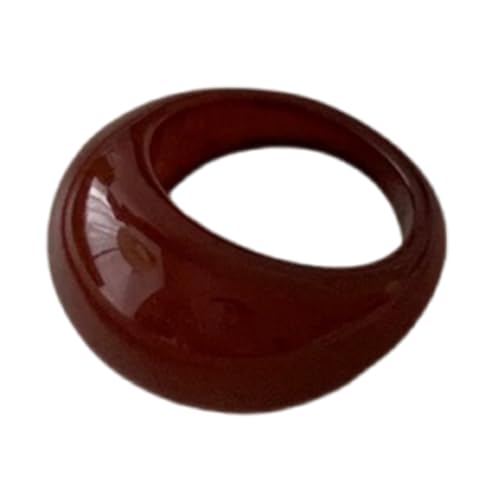 Stylish Harz Gebogen Geformte Ringe Komfort Wide Outs von Geavonyg