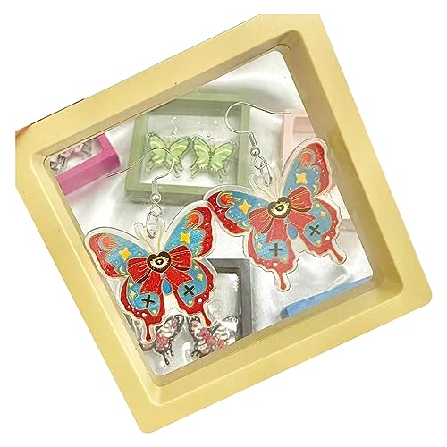 Süßer Cooler Schmetterling Dangle Ohrringe Einzigartige Acryl Drop Mode Ohr Haken Statement Statem Schmuck Süße Coole Schmetterling Ohrringe Einzigartige Geschenke von Geavonyg