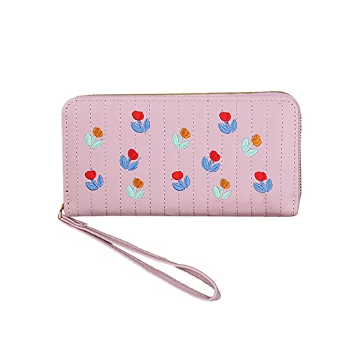 Tragbare Kreditkartenhalter PU Leder Langes Geldbeutelkoin Geldbörse Für Frauen Kleine Wechsel Tasche Geldbeutel Handtaschen Frauen Langer Geldbörse von Geavonyg