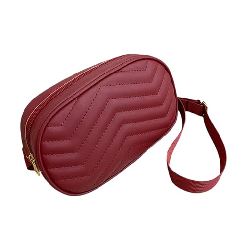 Trendige Brustbeutel Mit Verstellbarem Riemen PU Schulter Crossbody Bag Pack Perfekt Für Täglichem Gebrauch Multi Funktional von Geavonyg