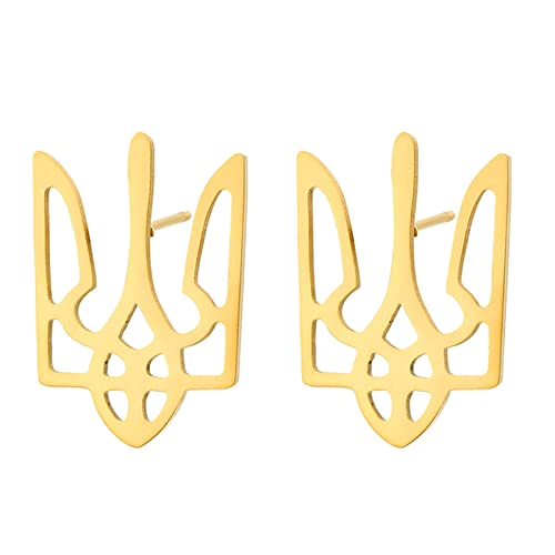 Ukraine National Ohrringe Handgefertigt Frauen Mädchen Fashion Piercing Ukraine Symbol Schmuck Geburtstagsgeschenk Ukrainische Flaggensteum Für Frauen von Geavonyg