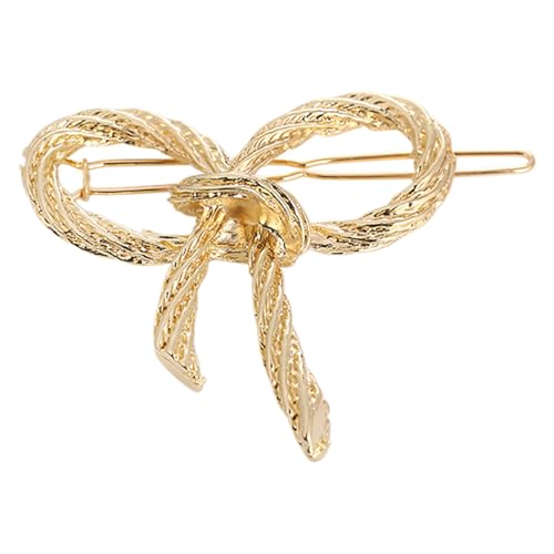 Vielseitiger Verdrehter Bowknot Kragen Pin Charm Mode Brosche Ornament Trendy Party Dress Dekoration Für Frauen Und Mädchen Gold Brosche Pin von Geavonyg