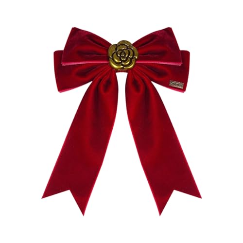 Weinrötung/dunkelgrün/schwarzer Krawatte Anspruchsvoller Velutum Bowknot Brosche Pin Camellia String Hemd Hemd Schmuck Bögen Brosche Stifte von Geavonyg