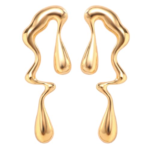 Y2k Blattrandohrringe Exquisite Hohle Out Herz Bolzen Ohrring Übertreiben Blattform Stift Ohrring Personalisierter Schmuck Exquisite Hohle Herzohrringe Juwely von Geavonyg