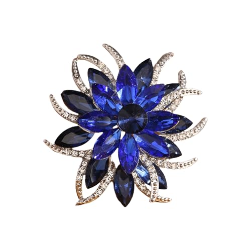 Zarte Doppelschicht Strasssteine ​​Brosche Blumen Inspirierte Designs Modeschmuck Für Mutter Tochter Geschenkideen Doppelschicht Blumenbrosche Brosche von Geavonyg