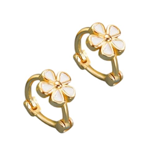 Zögerne Goldene Gänseblümchen Ohrstollen Japanischer Ästhetischer Schmuckleichte Leichte Ohrringe Für Sensible Ohren Und Büro Tragen Stilvolle Tägliche Golkte Ohrringe von Geavonyg