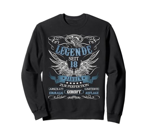 18 Geburtstag Jungen Mädchen Frauen Männer 18 Jahre Sweatshirt 18 Geburtstag Jungen Mädchen Frauen Männer 18 Jahre Sweatshirt von GebGesch 18. Geburtstag Geschenke