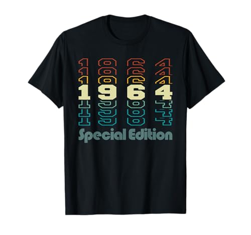 Jahrgang 1964 Geburtstag Design Frauen Männer geboren 1964 T-Shirt Jahrgang 1964 Geburtstag Design Frauen Männer geboren 1964 T-Shirt von GebGesch 1964 Geburtstag Geschenke