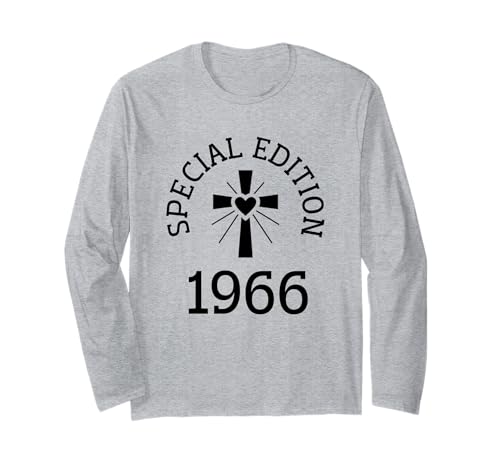 Jahrgang 1966 Geburtstag Design Frauen Männer geboren 1966 Langarmshirt von GebGesch 1966 Geburtstag Geschenke