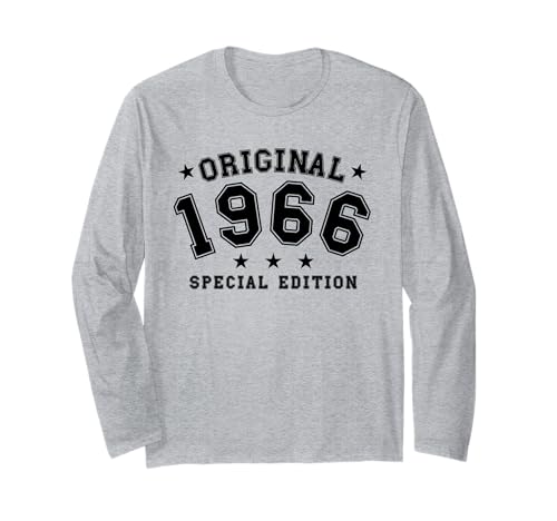 Jahrgang 1966 Geburtstag Design Frauen Männer geboren 1966 Langarmshirt von GebGesch 1966 Geburtstag Geschenke