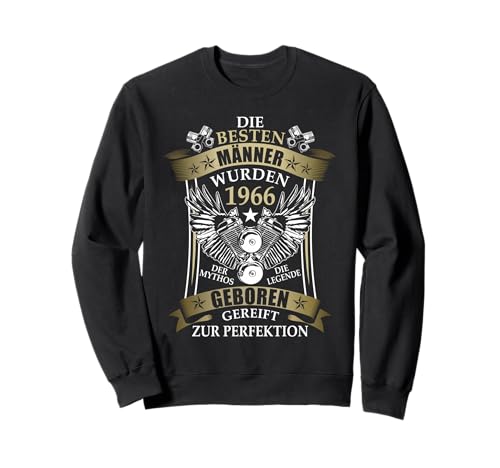 Jahrgang 1966 Geburtstag Design Männer geboren 1966 Sweatshirt von GebGesch 1966 Geburtstag Geschenke