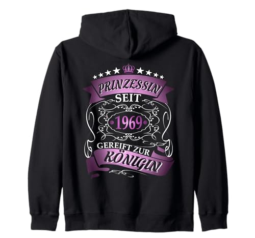Jahrgang 1969 Geburtstag Design Frauen geboren 1969 Kapuzenjacke von GebGesch 1969 Geburtstag Geschenke