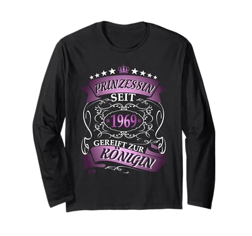 Jahrgang 1969 Geburtstag Design Frauen geboren 1969 Langarmshirt Jahrgang 1969 Geburtstag Design Frauen geboren 1969 Langarmshirt von GebGesch 1969 Geburtstag Geschenke