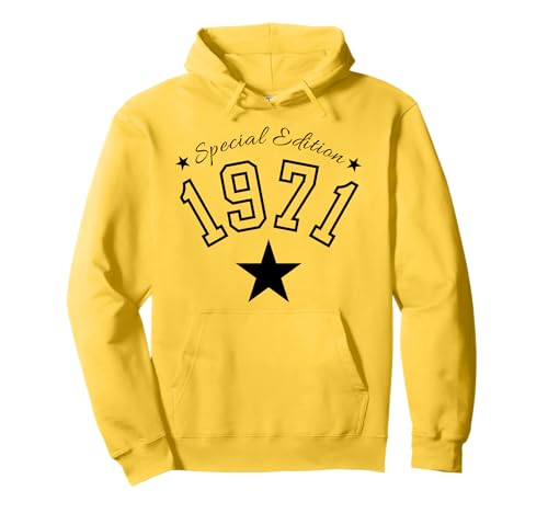 Jahrgang 1971 Geburtstag Design Frauen Männer geboren 1971 Pullover Hoodie Jahrgang 1971 Geburtstag Design Frauen Männer geboren 1971 Pullover Hoodie von GebGesch 1971 Geburtstag Geschenke