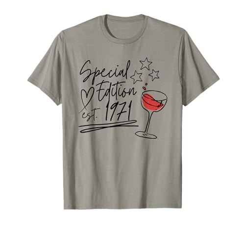 Jahrgang 1971 Geburtstag Design Frauen Männer geboren 1971 T-Shirt Jahrgang 1971 Geburtstag Design Frauen Männer geboren 1971 T-Shirt von GebGesch 1971 Geburtstag Geschenke