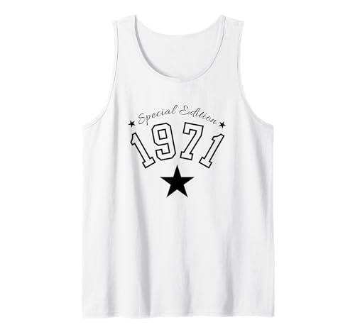 Jahrgang 1971 Geburtstag Design Frauen Männer geboren 1971 Tank Top Jahrgang 1971 Geburtstag Design Frauen Männer geboren 1971 Tank Top von GebGesch 1971 Geburtstag Geschenke