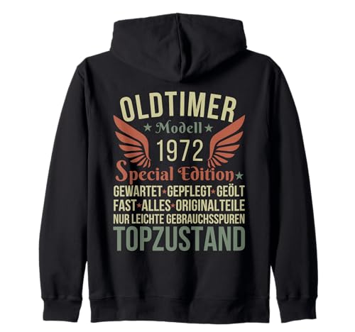 Jahrgang 1972 Geburtstag Design Frauen Männer geboren 1972 Kapuzenjacke Jahrgang 1972 Geburtstag Design Frauen Männer geboren 1972 Kapuzenjacke von GebGesch 1972 Geburtstag Geschenke