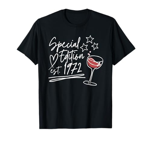 Jahrgang 1972 Geburtstag Design Frauen Männer geboren 1972 T-Shirt Jahrgang 1972 Geburtstag Design Frauen Männer geboren 1972 T-Shirt von GebGesch 1972 Geburtstag Geschenke