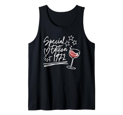 Jahrgang 1972 Geburtstag Design Frauen Männer geboren 1972 Tank Top Jahrgang 1972 Geburtstag Design Frauen Männer geboren 1972 Tank Top von GebGesch 1972 Geburtstag Geschenke