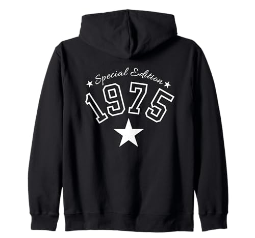 Jahrgang 1975 Geburtstag Design Frauen Männer geboren 1975 Kapuzenjacke von GebGesch 1975 Geburtstag Geschenke