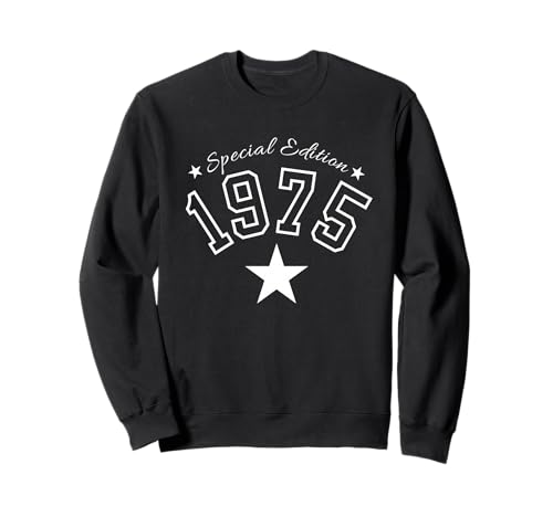 Jahrgang 1975 Geburtstag Design Frauen Männer geboren 1975 Sweatshirt Jahrgang 1975 Geburtstag Design Frauen Männer geboren 1975 Sweatshirt von GebGesch 1975 Geburtstag Geschenke