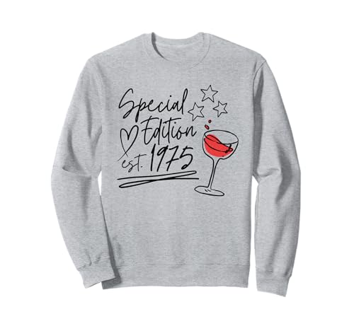 Jahrgang 1975 Geburtstag Design Frauen Männer geboren 1975 Sweatshirt von GebGesch 1975 Geburtstag Geschenke