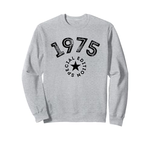 Jahrgang 1975 Geburtstag Design Frauen Männer geboren 1975 Sweatshirt von GebGesch 1975 Geburtstag Geschenke