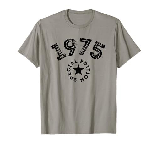 Jahrgang 1975 Geburtstag Design Frauen Männer geboren 1975 T-Shirt Jahrgang 1975 Geburtstag Design Frauen Männer geboren 1975 T-Shirt von GebGesch 1975 Geburtstag Geschenke