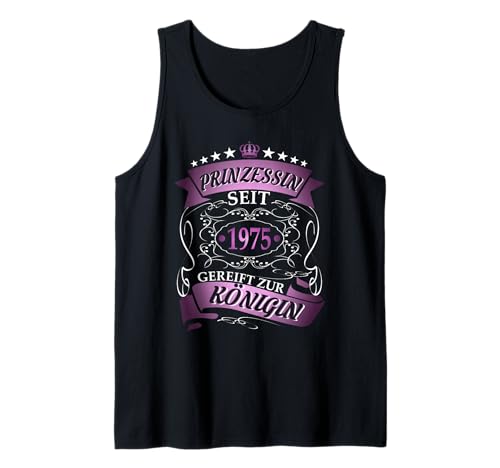 Jahrgang 1975 Geburtstag Design Frauen geboren 1975 Tank Top Jahrgang 1975 Geburtstag Design Frauen geboren 1975 Tank Top von GebGesch 1975 Geburtstag Geschenke