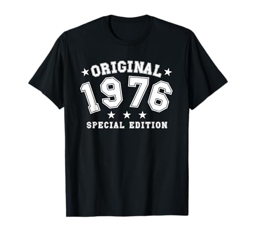 Jahrgang 1976 Geburtstag Design Frauen Männer geboren 1976 T-Shirt Jahrgang 1976 Geburtstag Design Frauen Männer geboren 1976 T-Shirt von GebGesch 1976 Geburtstag Geschenke