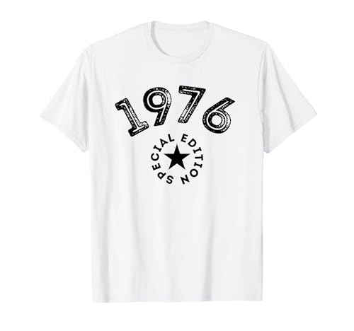 Jahrgang 1976 Geburtstag Design Frauen Männer geboren 1976 T-Shirt von GebGesch 1976 Geburtstag Geschenke
