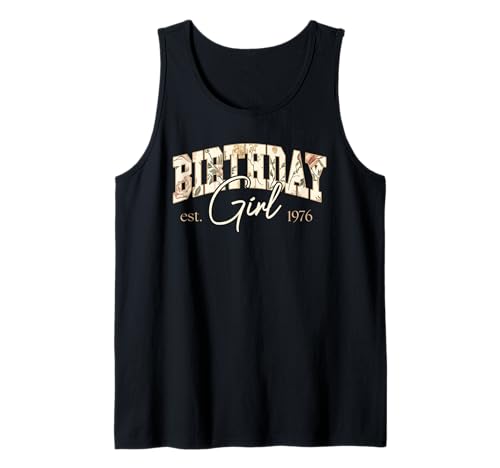 Jahrgang 1976 Geburtstag Design Frauen geboren 1976 Tank Top von GebGesch 1976 Geburtstag Geschenke