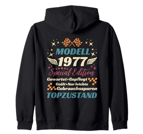 Jahrgang 1977 Geburtstag Design Frauen Männer geboren 1977 Kapuzenjacke Jahrgang 1977 Geburtstag Design Frauen Männer geboren 1977 Kapuzenjacke von GebGesch 1977 Geburtstag Geschenke