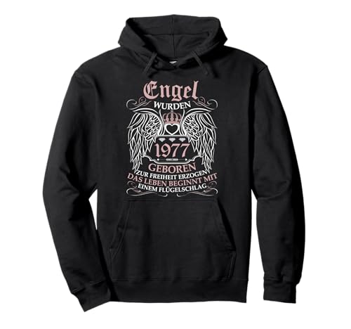 Jahrgang 1977 Geburtstag Design Frauen geboren 1977 Pullover Hoodie von GebGesch 1977 Geburtstag Geschenke