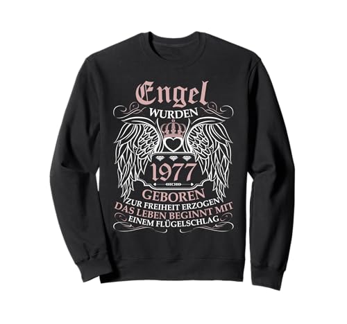 Jahrgang 1977 Geburtstag Design Frauen geboren 1977 Sweatshirt Jahrgang 1977 Geburtstag Design Frauen geboren 1977 Sweatshirt von GebGesch 1977 Geburtstag Geschenke