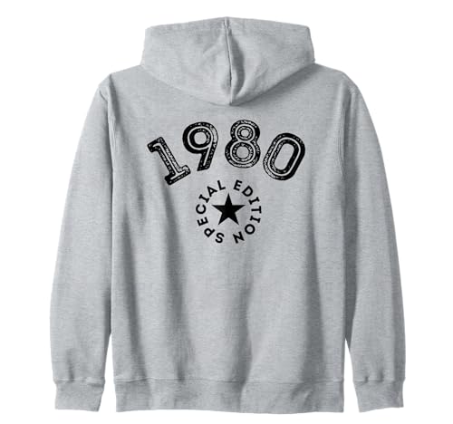 Jahrgang 1980 Geburtstag Design Frauen Männer geboren 1980 Kapuzenjacke Jahrgang 1980 Geburtstag Design Frauen Männer geboren 1980 Kapuzenjacke von GebGesch 1980 Geburtstag Geschenke